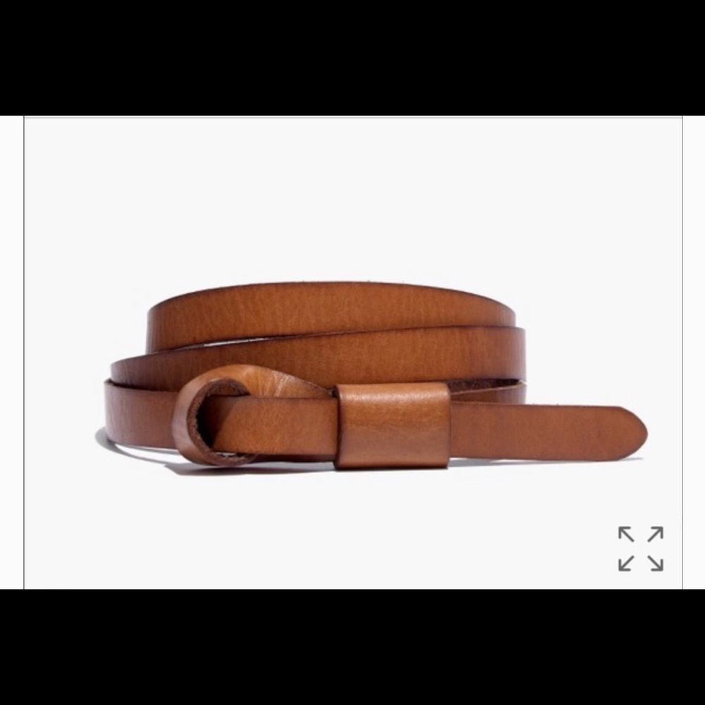 ISO Madewell leather loop belt